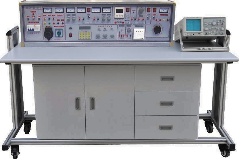 這一款是上海振霖教學(xué)設(shè)備公司生產(chǎn)的ZLCB-804型電工電子實(shí)驗(yàn)臺(tái)（學(xué)生桌）。