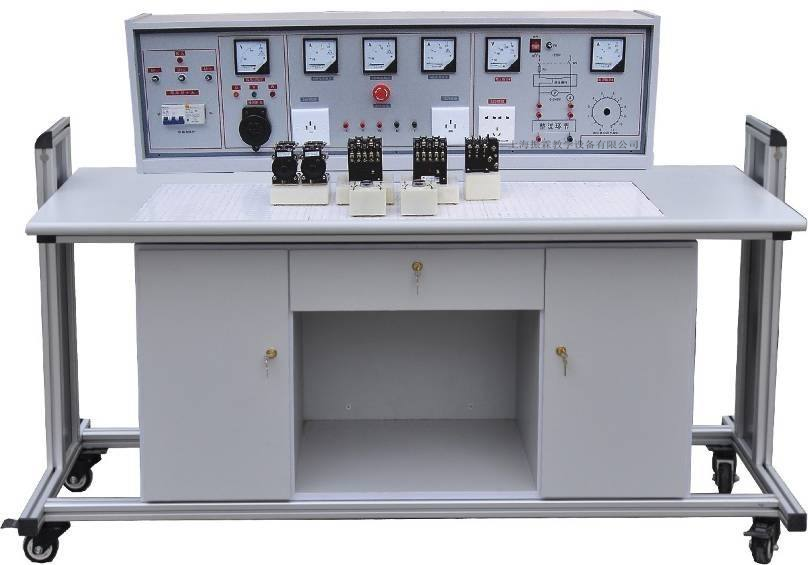 這一款是上海振霖教學(xué)設(shè)備公司生產(chǎn)的ZLCB-801型電工電子實(shí)驗(yàn)臺(tái)。