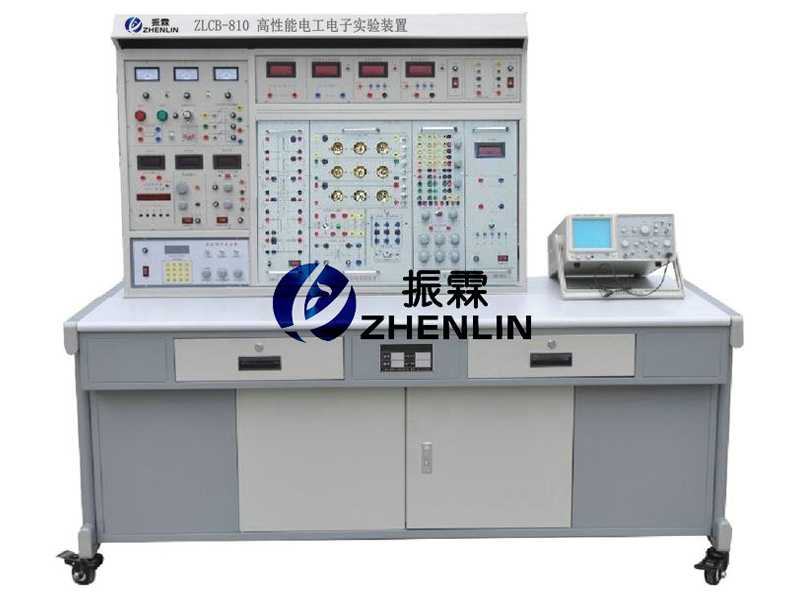 這一款是上海振霖教學(xué)設(shè)備公司生產(chǎn)的ZLCB-810型電工電子實(shí)驗(yàn)臺(tái)。