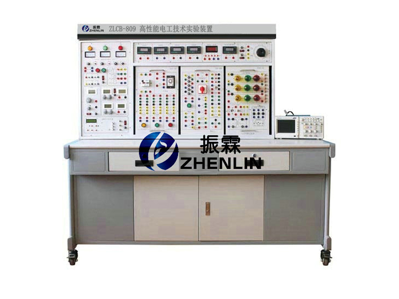 這一款是上海振霖教學(xué)設(shè)備公司生產(chǎn)的ZLCB-809型電工電子實(shí)驗(yàn)臺(tái)。